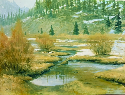 Mountain Reflection 33x24”