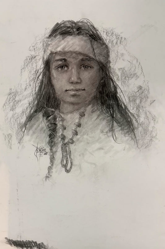 Young Indian boy with h headband