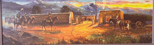 Buffalo soldier at the fort