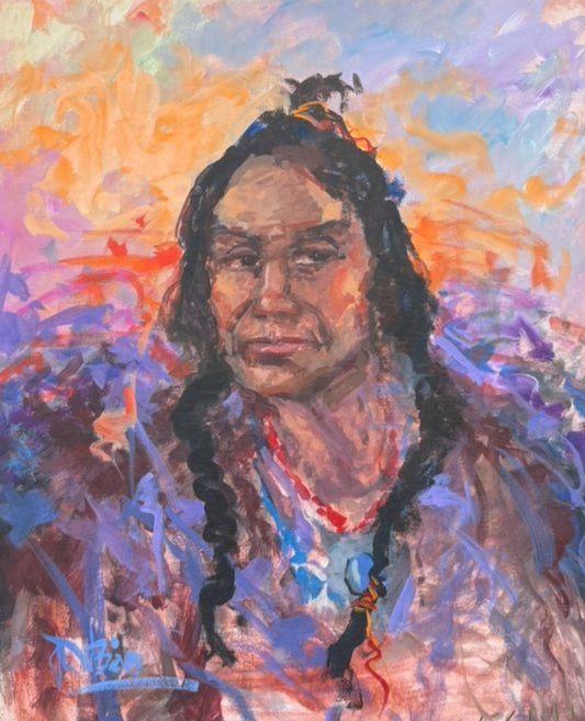 Taos Man 2 Braids Acrylic