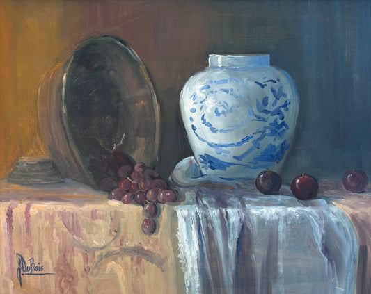 Still Life Blue & White